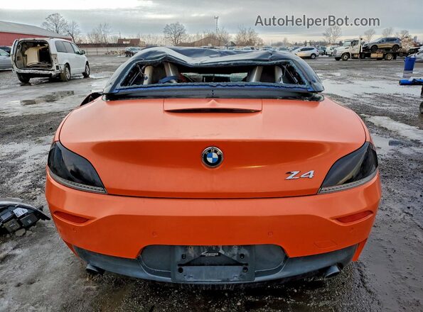 WBALM7C57G5B59807 2016 BMW Z4 Orange Widok z tyłu