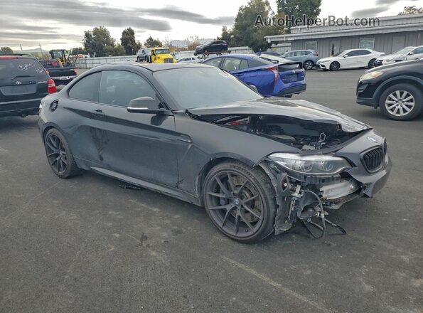 WBS1J5C52J7B70273 2018 BMW M2 Черный Передняя правая четверть