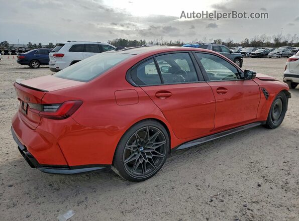 WBS23HJ0XSFU61003 2025 BMW M3 Красный Задняя правая четверть