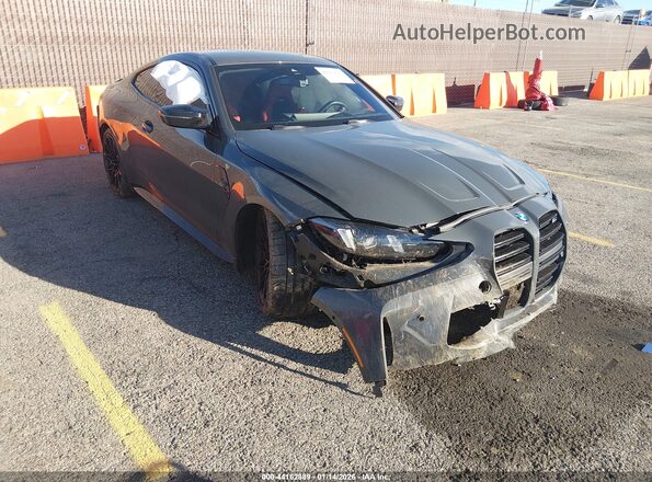 WBS23HK00TCV27396 2026 BMW M4 Серый Передняя правая четверть