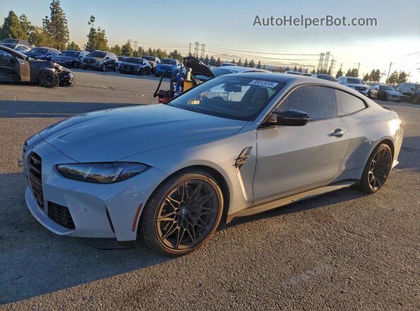 WBS23HK06SCS16652 2025 BMW M4 Серый Передняя левая четверть