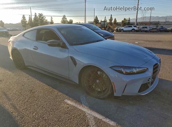 WBS23HK06SCS16652 2025 BMW M4 Серый Передняя правая четверть
