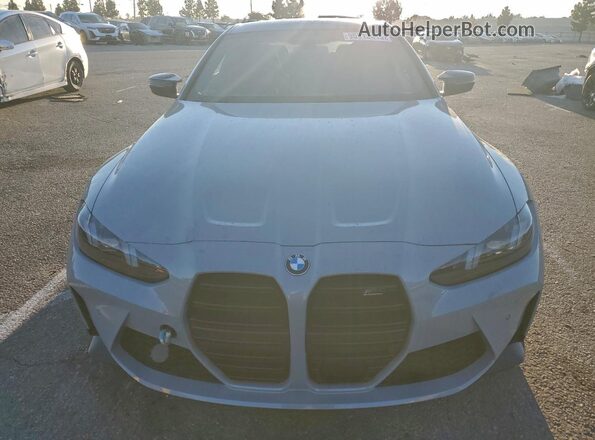 WBS23HK06SCS16652 2025 BMW M4 Серый Вид спереди