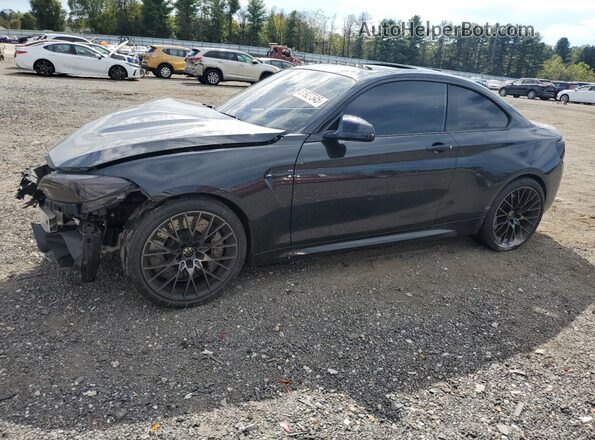 WBS2U7C0XM7H80793 2021 BMW M2 Черный Передняя левая четверть