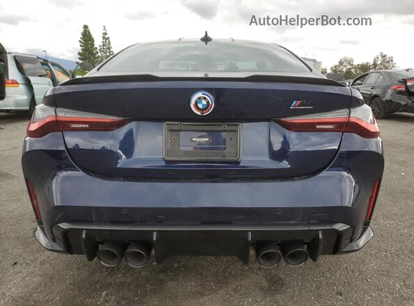 WBS33AZ03PCM17210 2023 BMW M4 Синий Вид сзади