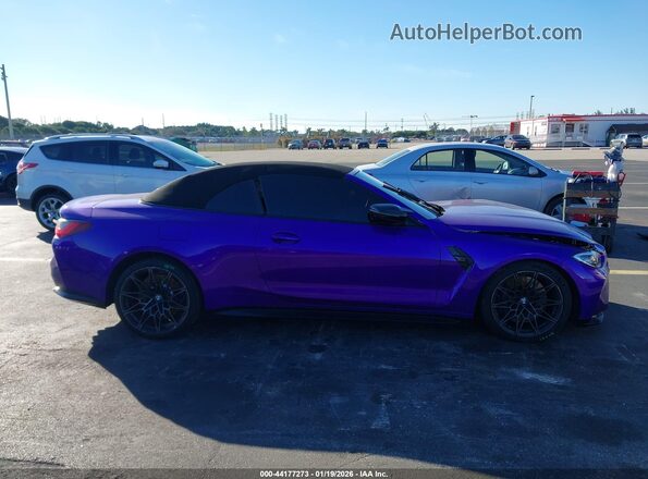 WBS33BA06RCR85343 2024 BMW M4 Фиолетовый Вид задней части салона