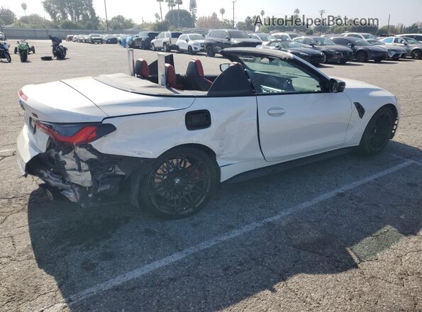 WBS33BA07RCP21368 2024 BMW M4 Белый Задняя правая четверть