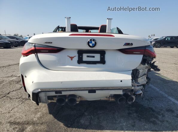 WBS33BA07RCP21368 2024 BMW M4 Белый Вид сзади