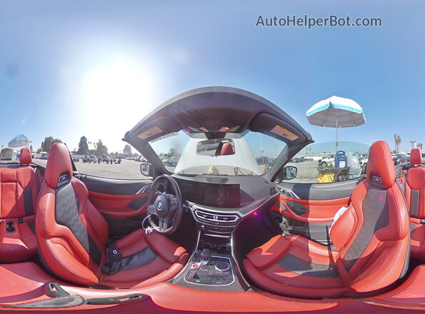 WBS33BA07RCP21368 2024 BMW M4 Белый Панорамный вид салона 360°