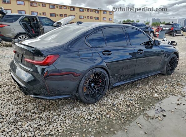 WBS33HJ06SFU26351 2025 BMW M3 Черный Задняя правая четверть
