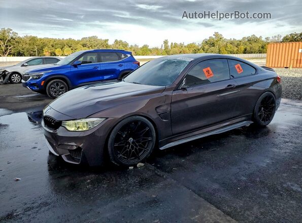 WBS3R9C53GK337381 2016 BMW M4 Бордовый Передняя левая четверть