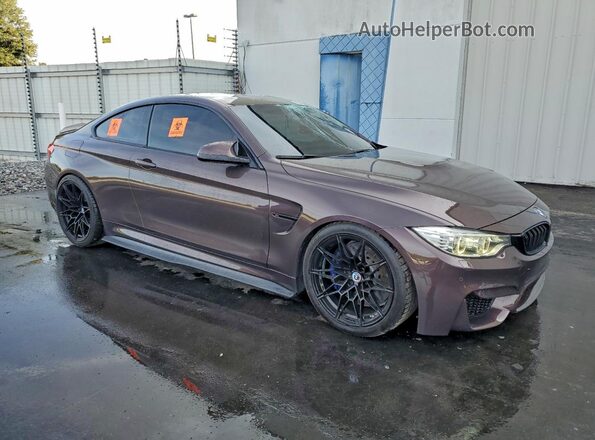 WBS3R9C53GK337381 2016 BMW M4 Бордовый Передняя правая четверть