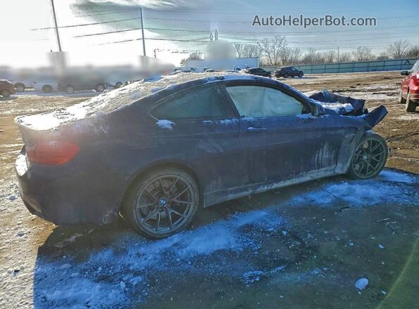 WBS3R9C56HK709331 2017 BMW M4 Blue Tył prawy