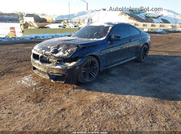 WBS3R9C58GK338591 2016 BMW M4 Черный Передняя левая четверть