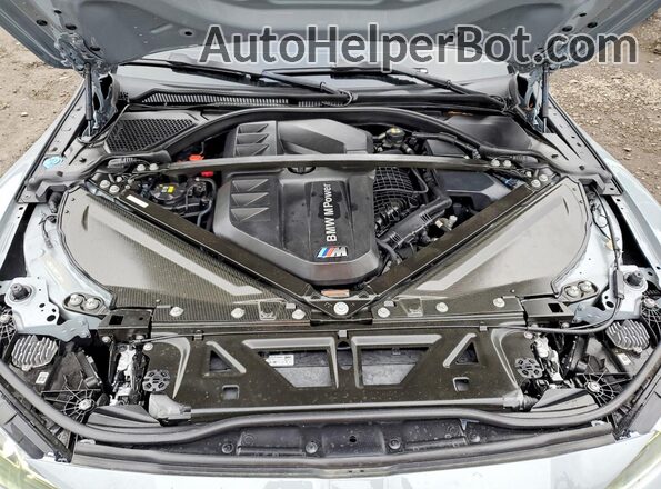 WBS43AY09NFL67236 2022 BMW M3 Gray Widok wnętrza z tyłu
