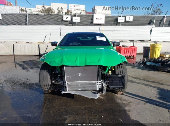 WBS43AZ03RCP96796 2024 BMW M4 Зеленый Вид задней части салона