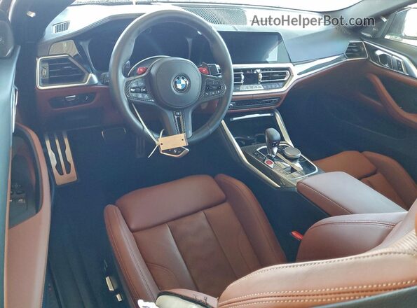 WBS43AZ07PCL18037 2023 BMW M4 Зеленый Вид панели приборов