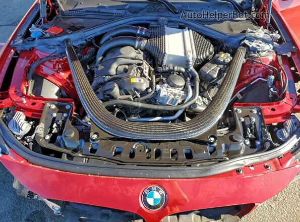 WBS4Y9C00LFJ55152 2020 BMW M4 Red Widok wnętrza z tyłu