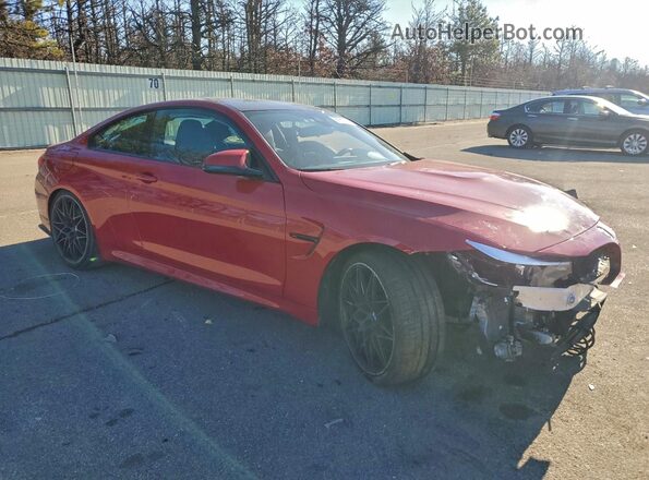 WBS4Y9C00LFJ55152 2020 BMW M4 Red Przód prawy