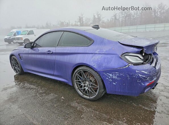 WBS4Y9C00LFJ61873 2020 BMW M4 Фиолетовый Задняя левая четверть