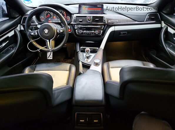 WBS4Y9C00LFJ61873 2020 BMW M4 Фиолетовый Вид панели приборов