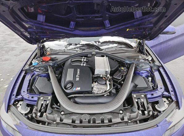 WBS4Y9C00LFJ61873 2020 BMW M4 Фиолетовый Вид задней части салона