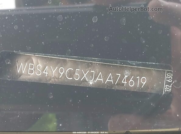 WBS4Y9C5XJAA74619 2018 BMW M4 Золотой 