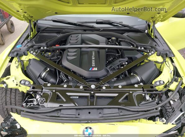 WBS53AY03NFM89739 2022 BMW M3 Желтый Вид сзади