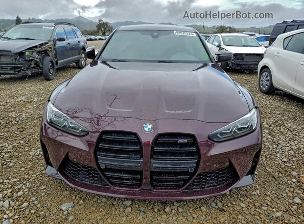 WBS53AY0XNFM21700 2022 BMW M3 Purple Vista frontal