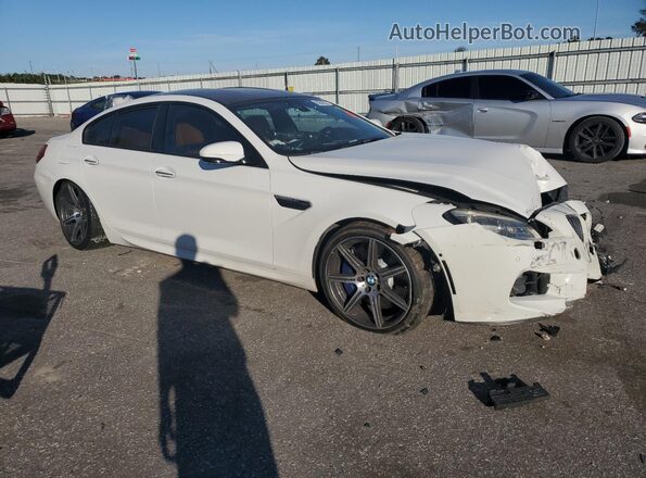 WBS6E9C53GG437198 2016 BMW M6 White Передня права чверть