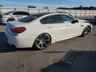 2016 Bmw M6 Gran Coupe White vin: WBS6E9C53GG437198