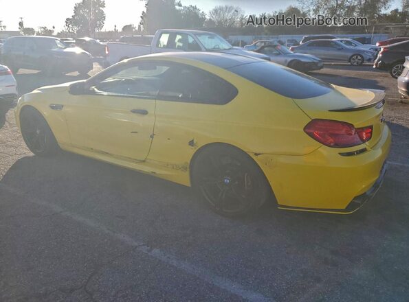 WBS6J9C51HD934717 2017 BMW M6 Желтый Задняя левая четверть