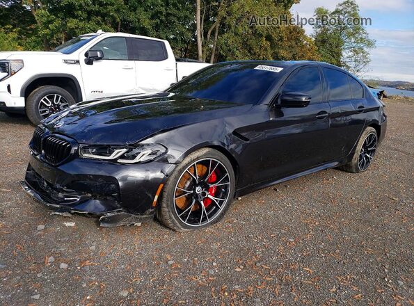 WBS83CH00PCL23031 2023 BMW M5 Черный Передняя левая четверть