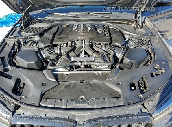 WBS83CH05MCF77820 2021 BMW M5 Серый Вид задней части салона