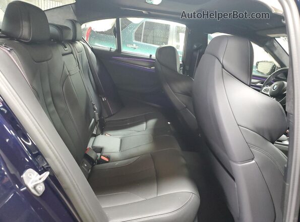 WBS83CH07MCF44432 2021 BMW M5 Синий Вид задних сидений