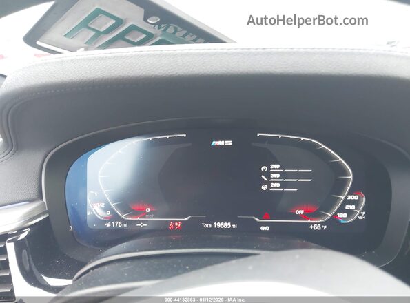 WBS83CH07MCF87975 2021 BMW M5 Черный Вид задних сидений