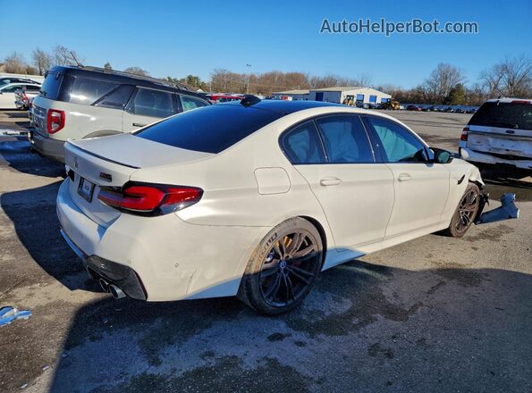 WBS83CH09NCK97283 2022 BMW M5 Белый Задняя правая четверть