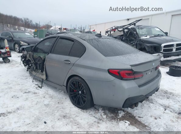WBS83CH09PCM71985 2023 BMW M5 Gray Rear left