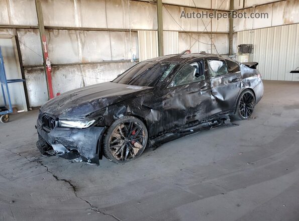 WBS83CH0XNCJ42404 2022 BMW M5 Черный Передняя левая четверть