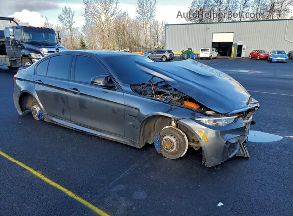 WBS8M9C50J5L00024 2018 BMW M3 Угольный Передняя правая четверть