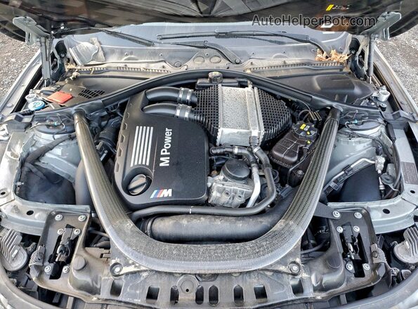WBS8M9C52J5K99684 2018 BMW M3 Gray Vista interior trasera