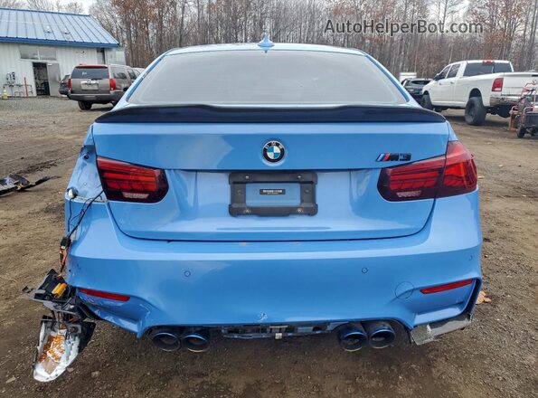 WBS8M9C56G5D30950 2016 BMW M3 Синий Вид сзади