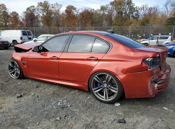 WBS8M9C59G5E68658 2016 BMW M3 Оранжевый Задняя левая четверть