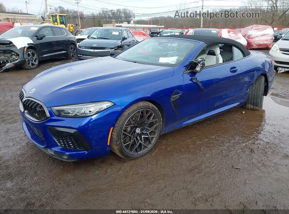 WBSDZ0C02PCK72974 2023 BMW M8 Dark Blue Передня ліва чверть