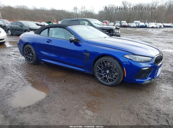 WBSDZ0C02PCK72974 2023 BMW M8 Dark Blue Передня права чверть