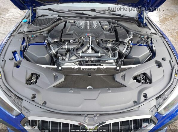 WBSDZ0C02PCK72974 2023 BMW M8 Dark Blue Вид ззаду