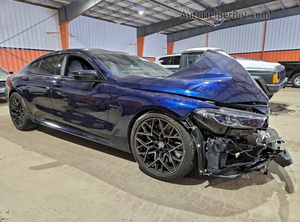 WBSGV0C03PCL91870 2023 BMW M8 Blue Передня права чверть