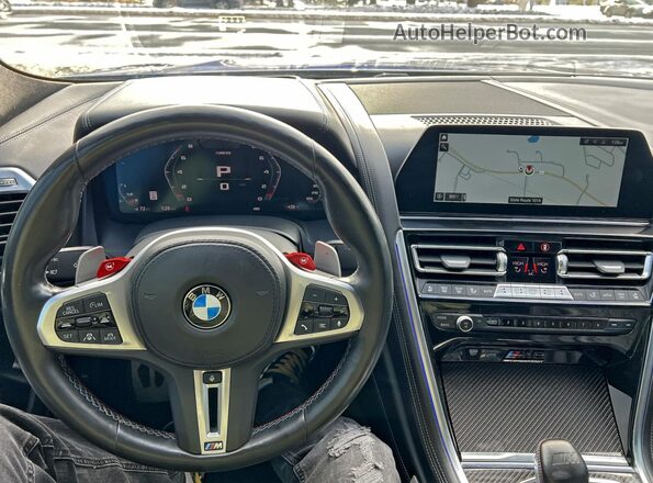 WBSGV0C06LCD74915 2020 BMW M8 Blue Vista interior delantera