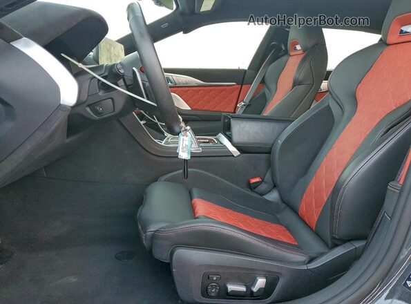 WBSGV0C07RCR42997 2024 BMW M8 Gray Front interior view