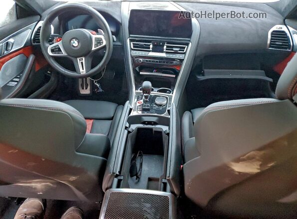 WBSGV0C07RCR42997 2024 BMW M8 Gray Dashboard view